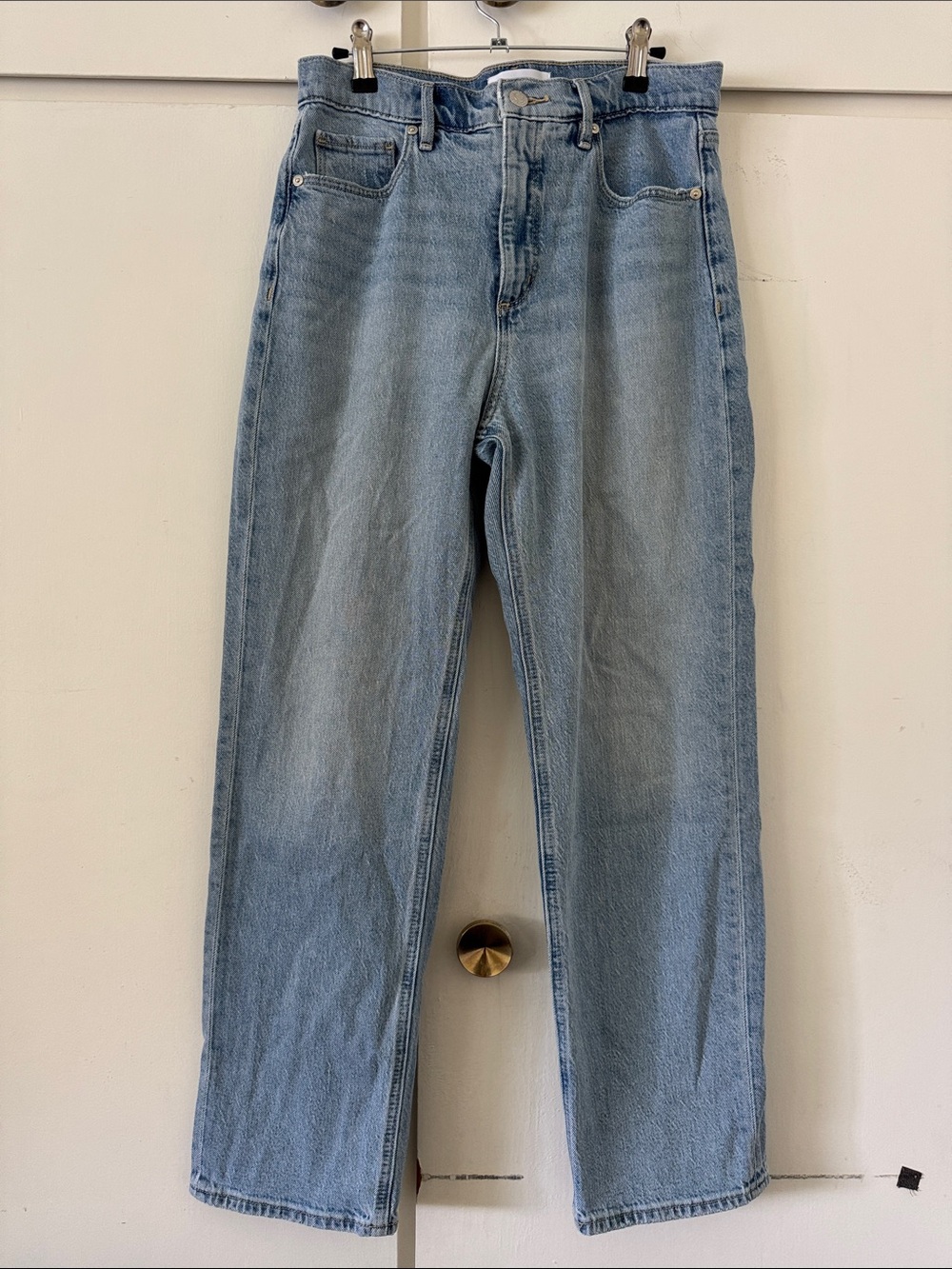 LOFT the 90s straight light Blue Jeans - Picture 2 of 8